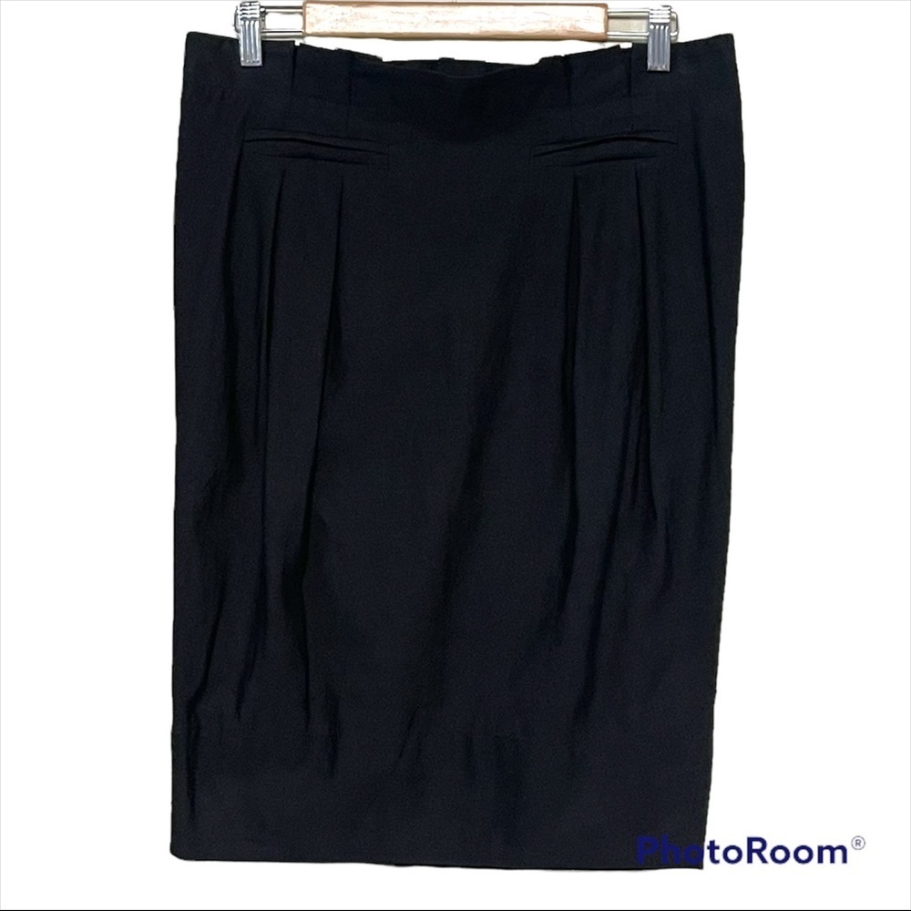 New All Saints Cameo Black Pencil Skirt Cameo 12 - Picture 3 of 7